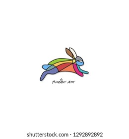 illustration rabbit logo