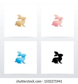 Illustration Of Rabbit Logo Design