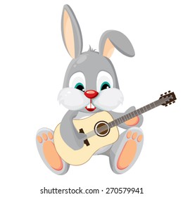 illustration. rabbit on white background