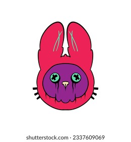 Illustration rabbit  Vector