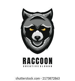 Illustration Of Raccoon Mascot Design