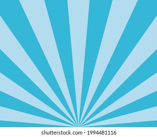 Illustration of a radiating blue and light blue background extending from the bottom.