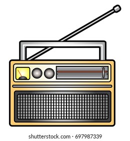 Illustration of a radio
