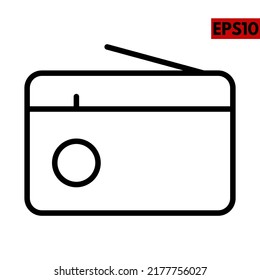 Illustration of Radio icon design