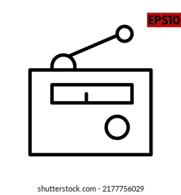 Illustration of Radio icon design
