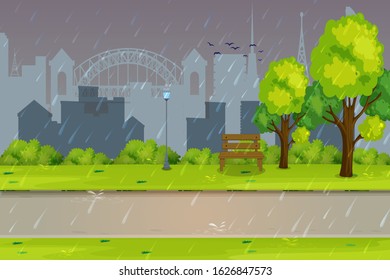 1,435 Rainy street cartoon Images, Stock Photos & Vectors | Shutterstock