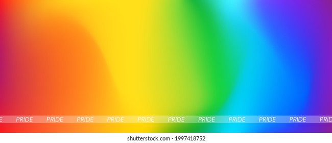 Illustration des Rainbow-farbigen Hintergrund mit LGBT-Unterstützung für Lesbian, Schwule, Bisexuelle und Transgender-Gemeinschaft