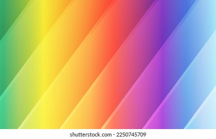 illustration rainbow gradient on background