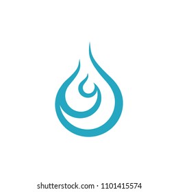 Illustration of raindrop vector symbol