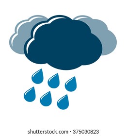 Illustration of rainy mark