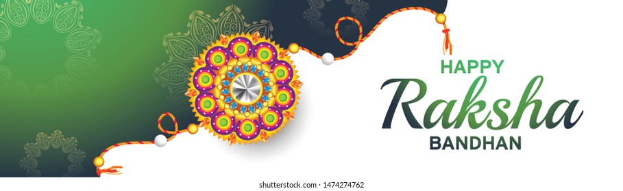 Illustration of Raksha Bandhan Celebration Background.
