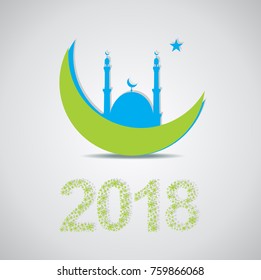 illustration of Ramadan (Generous Ramadan) background 2018
