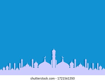 illustration of ramadan greeting card designs for eid mubarak greetings from the Islamic tradition