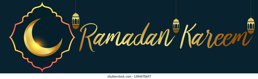 Illustration Of Ramadan Kareem Celebration Background.