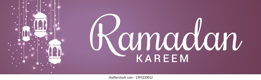 Illustration Of Ramadan Kareem Celebration Background.