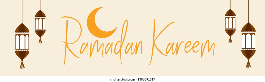 Illustration Of Ramadan Kareem Celebration Background.