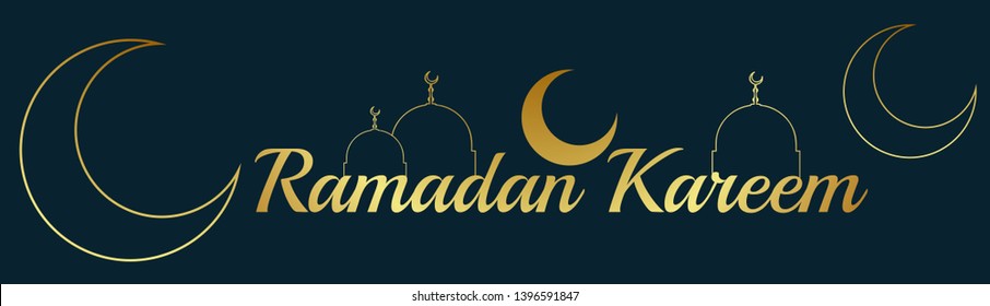 Illustration Of Ramadan Kareem Celebration Background.