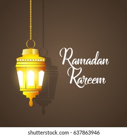 Illustration of Ramadan kareem and Ramadane mubarak. Greeting for ramadan kareem .