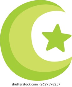  illustration of ramadhan, eid al-fitr and eid al-adha ornament icons, cicik for design needs
