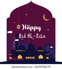  illustration of ramadhan, eid al-fitr and eid al-adha ornament icons, cicik for design needs