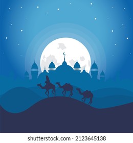 Illustration for Ramadhan and Isra Mi'raj event