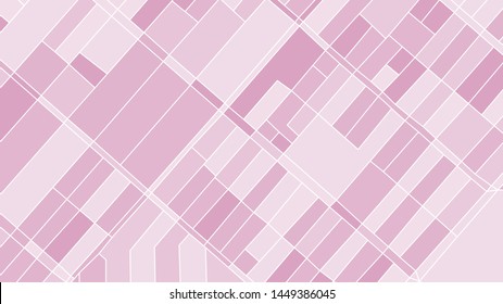 illustration random rectangle block field, aerial view map