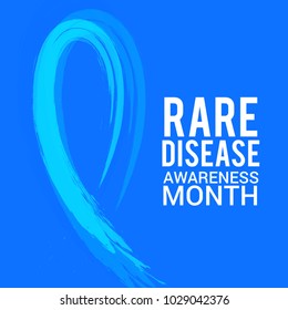 Illustration Of Rare Disease Day Background.