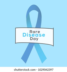 Illustration Of Rare Disease Day Background.
