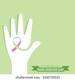 Illustration Of Rare Disease Day observed on February 28
