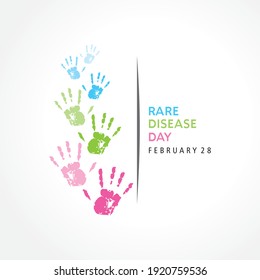 Illustration Of Rare Disease Day observed on February 28
