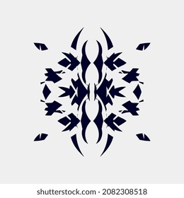 illustration of rare and unique symmetrical ornament vector images, good for decoration