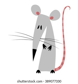 illustration of a rat