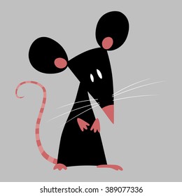 illustration of a rat