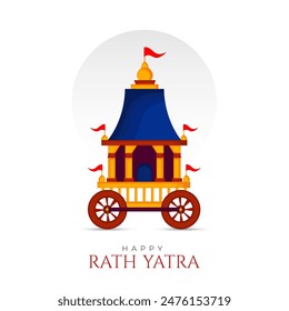 
Ilustración del festival Rath Yatra Lord Jagannath Social Media Post