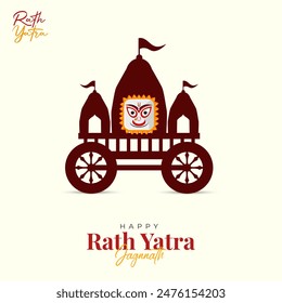 
Ilustración del festival Rath Yatra Lord Jagannath Social Media Post