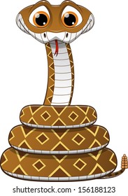 Illustration of a rattlesnake