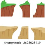 Illustration of a Ravine Cliff