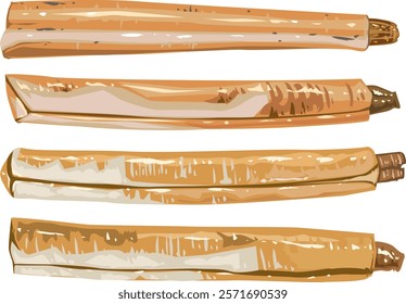 It is an illustration of razor clam