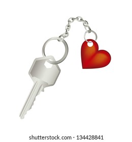 Illustration of real estate icon, conceptual icon with house, vector illustration