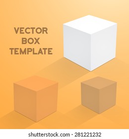 Illustration of Realistic 3D Vector Cube Cargo Shipping Device Box Icon