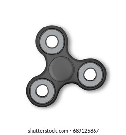 Illustration of Realistic Vector Fidget Spinner Toy Isolated