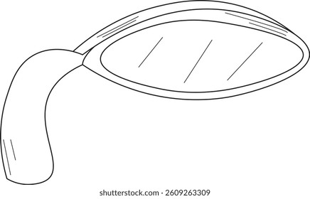 The Illustration of rear Mirror View