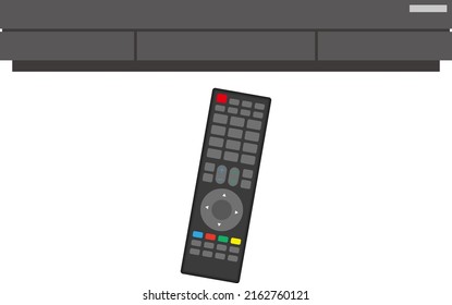 Illustration of recorder and remote control