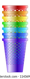 Illustration of the recycle bin pile