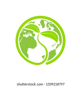 illustration of recycling natural environment