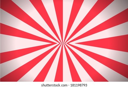 Illustration of a red artwork