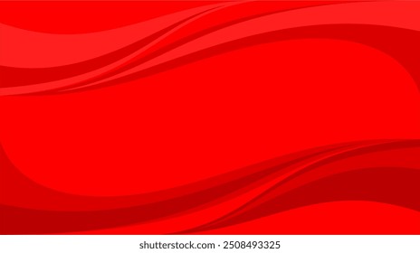 Ilustración del tema de fondo rojo hecha por Coreldraw