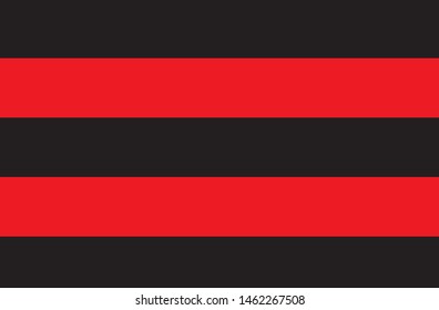 Illustration of red and black stripes.a symbol of dangerous and radioactive substances.The sample is widely used in industry.Vector Illustration.