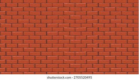 illustration of red brick wall background