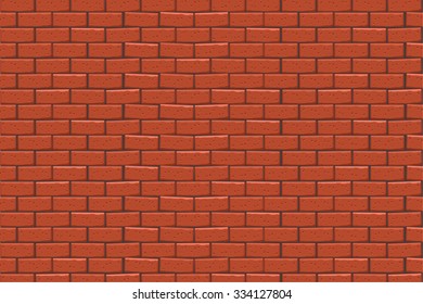 illustration of red brick wall background